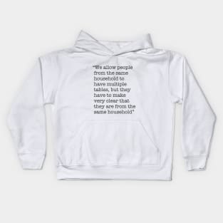 Making it very clear Kids Hoodie